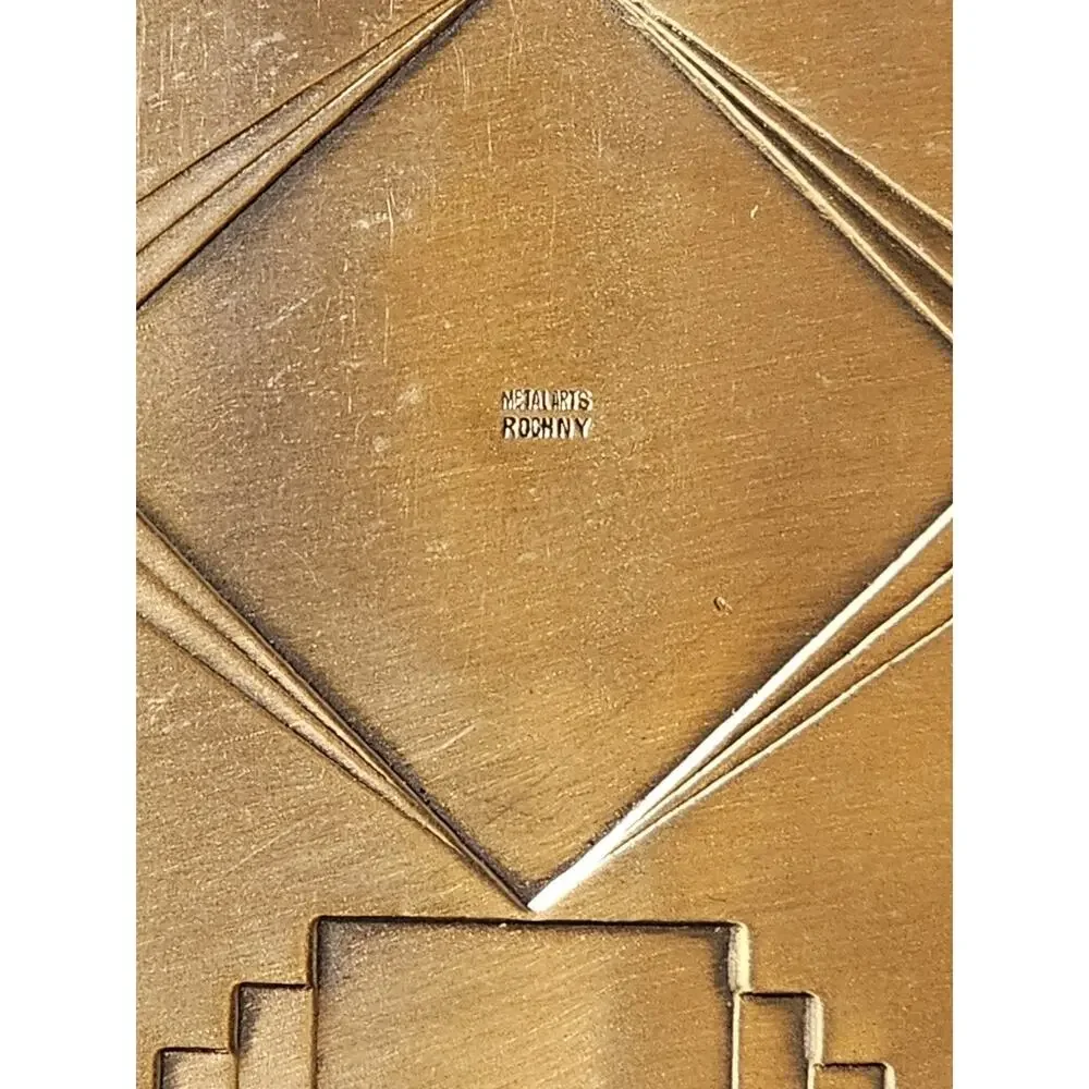 Vintage Sons of Union Veterans Bronze Notepad Holder